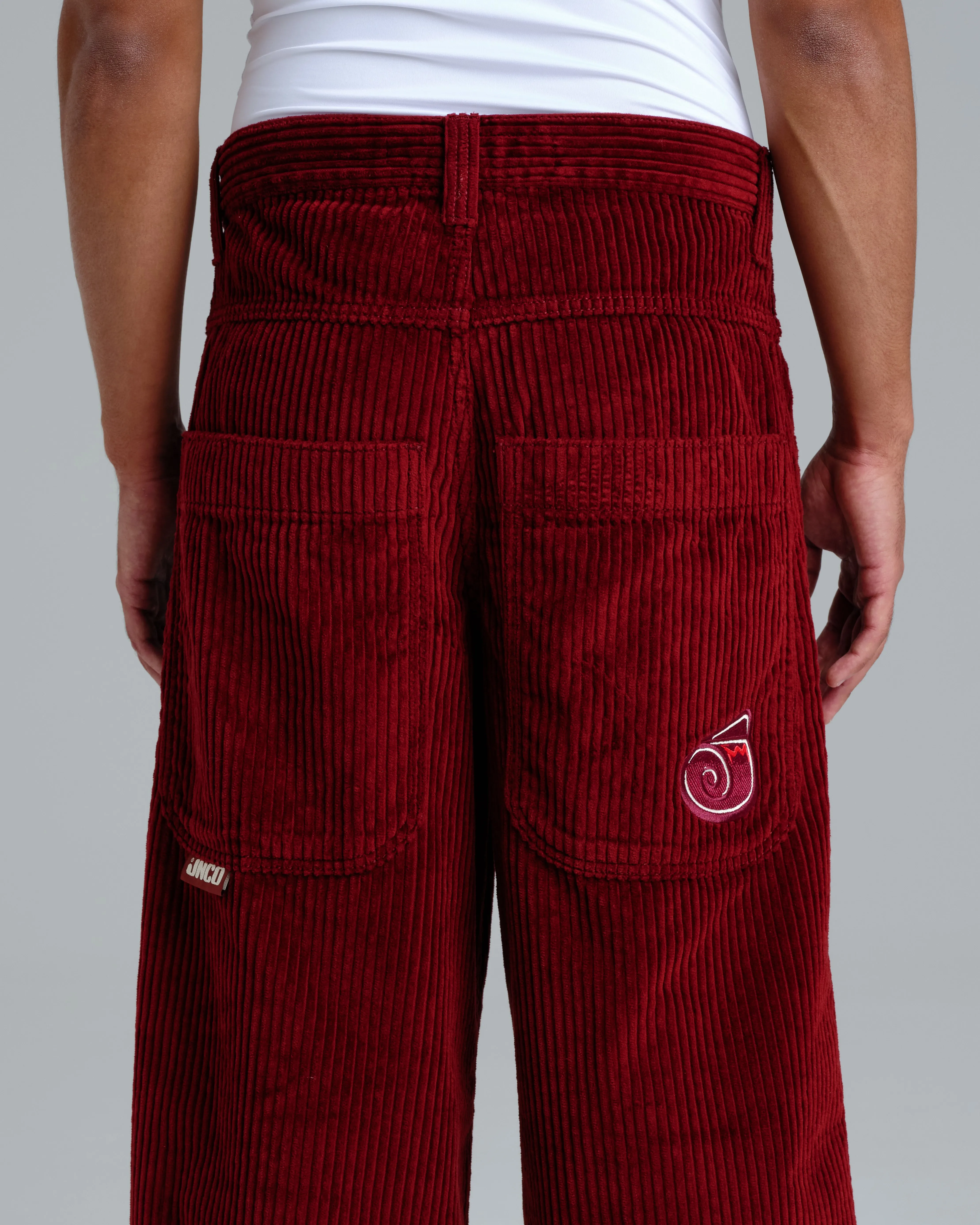 101 Twin Cannon. 26". 4 Wale Corduroy. Burgundy.