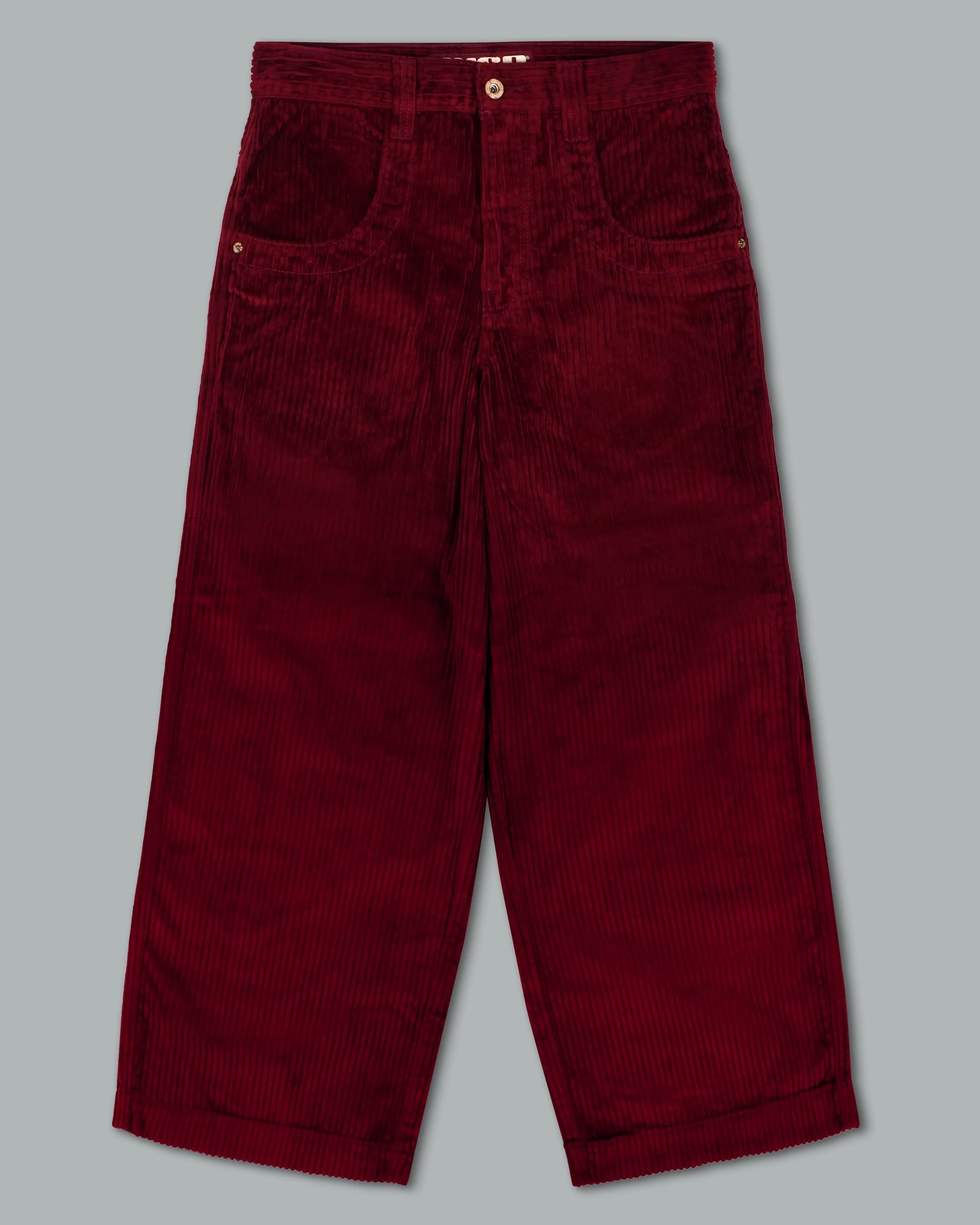 101 Twin Cannon. 26". 4 Wale Corduroy. Burgundy.