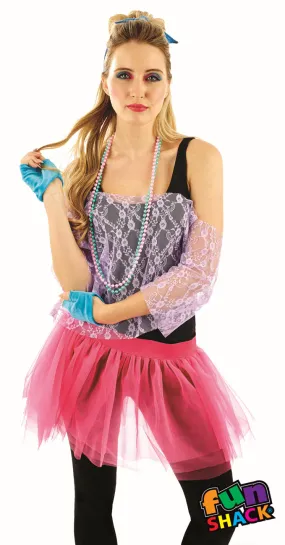 80's Lace Tutu Costume Kit