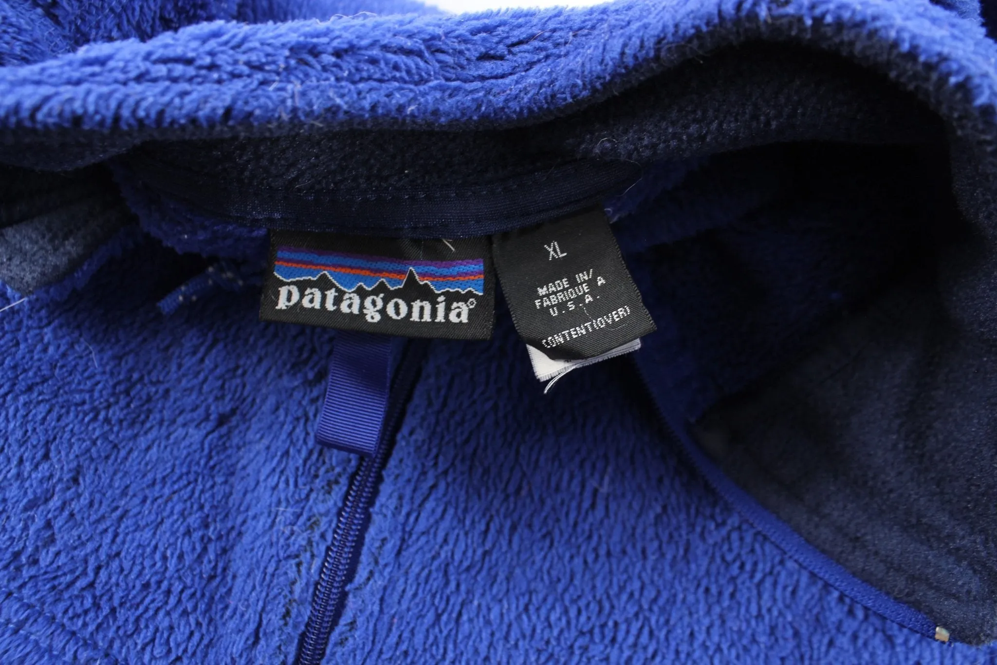 90's Patagonia Blue Fleece Zip Up Vest