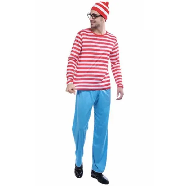 Adult Where's Wally Men Costume