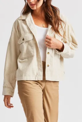 Alberta L/S Overshirt - Ivory