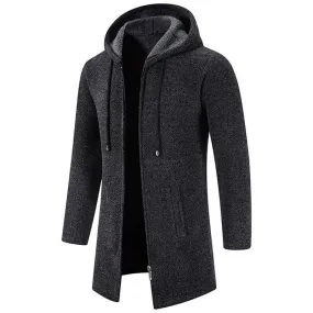 Alex Mid-length Hooded Wool Jacket