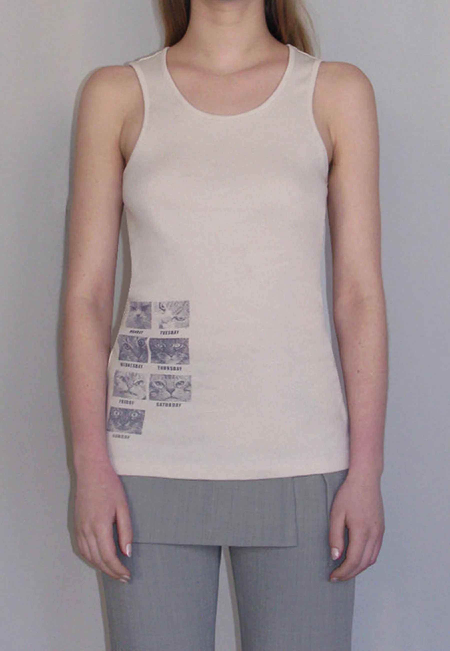 Alexei Singlet Top - Light Grey