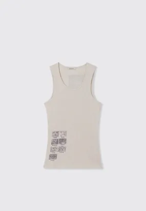 Alexei Singlet Top - Light Grey