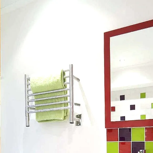 Amba Jeeves Model H Straight 7 Bar Hardwired Towel Warmer