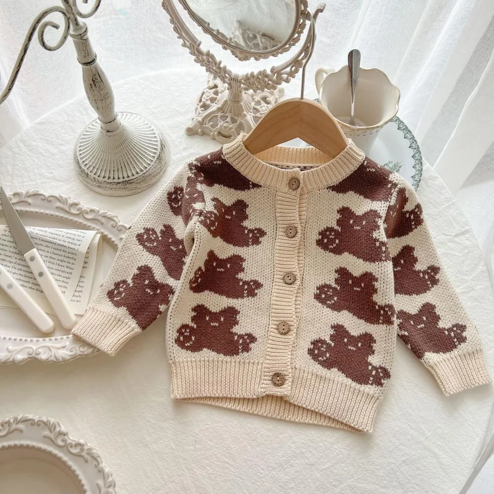 Autumn And Winter Baby Cute Wool Sleeveless Romper Baby Sweater Cardigan Coat Wholesale Baby Clothes