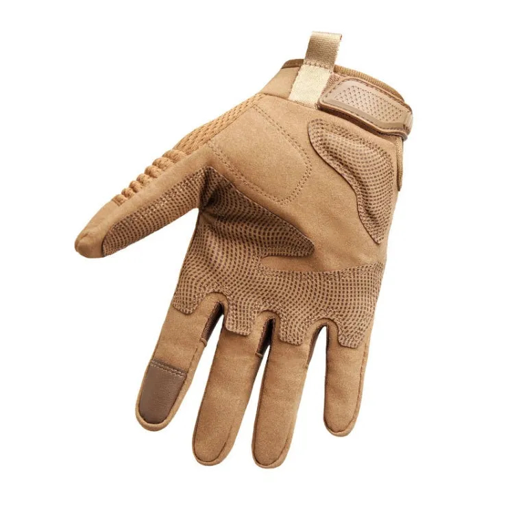 B28 Outdoor Rding Motorcycle Protective Anti-Slip Wear-Resistant Mountaineering Sports Gloves, Size: L(Wolf Brown)