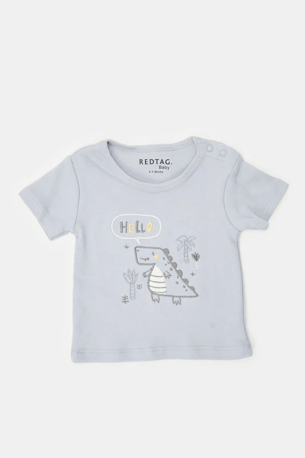 Babies Grey And White Printed Gift Set (5 Piece)