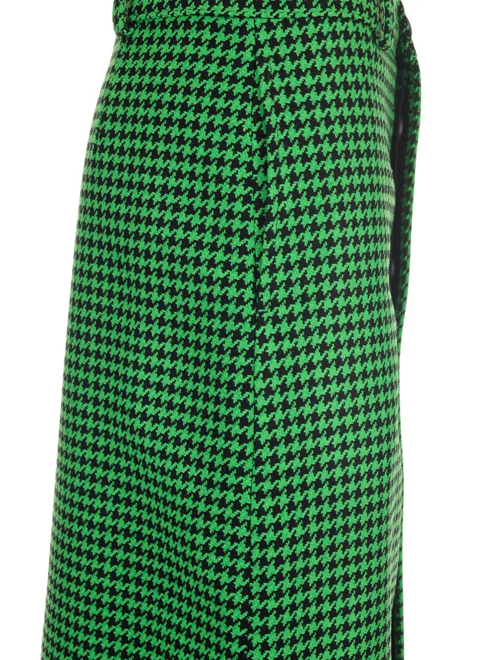 Balenciaga Houndstooth Coat Skirt