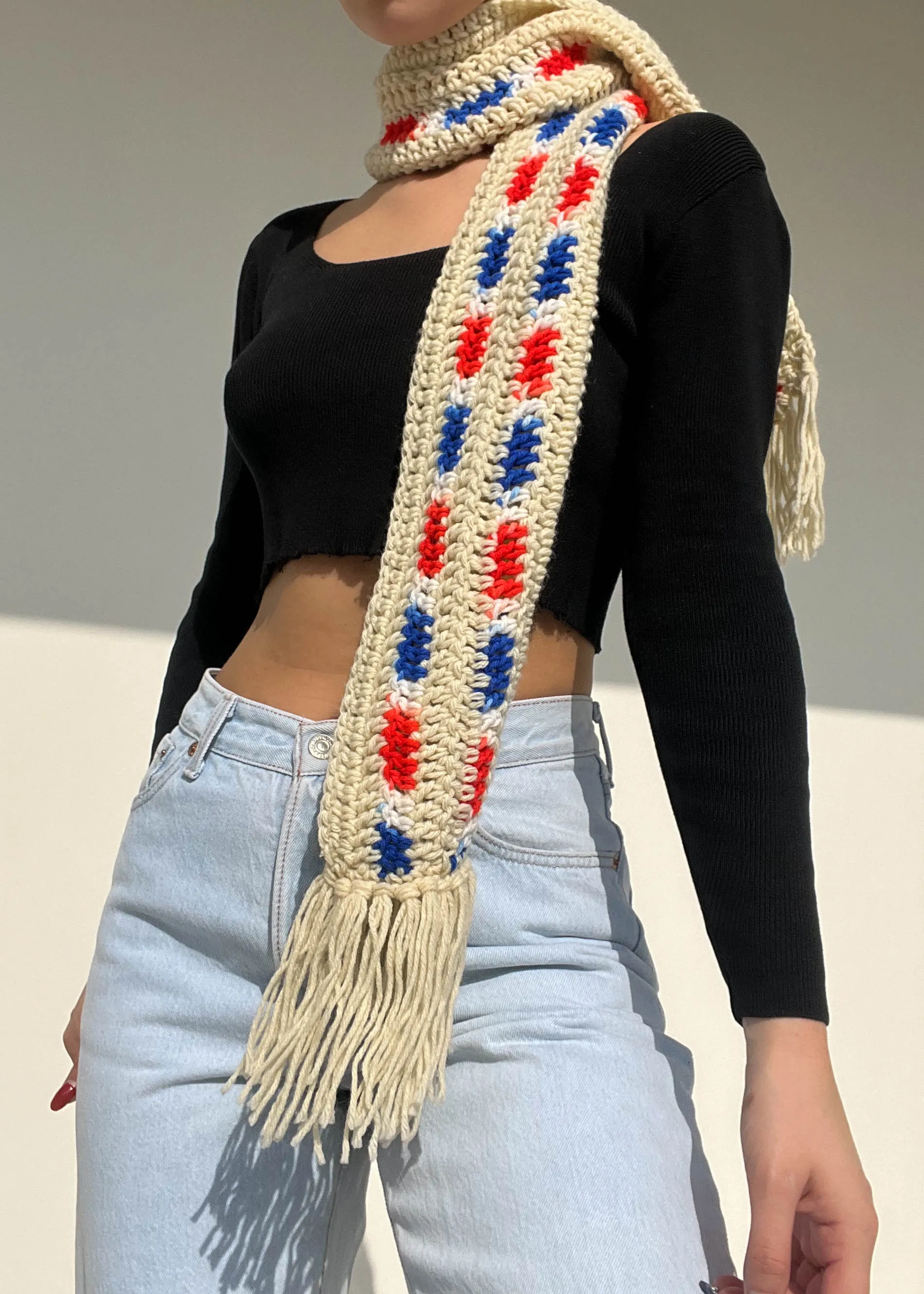 Baxter 80's Knit Scarf