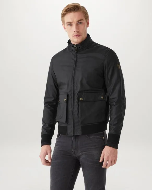 Belstaff Scouter Bomber Jacket in Black