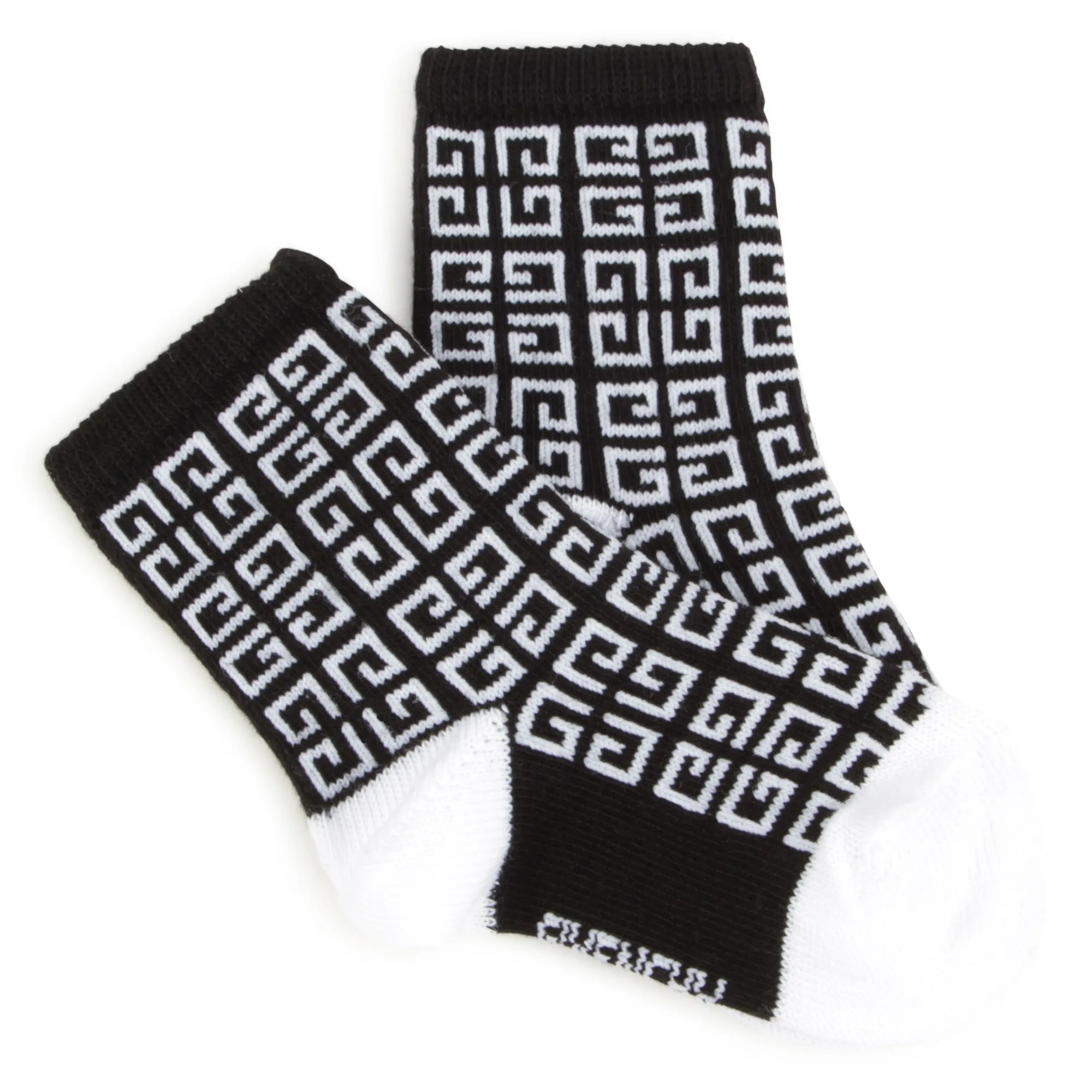 Black and White Baby Socks