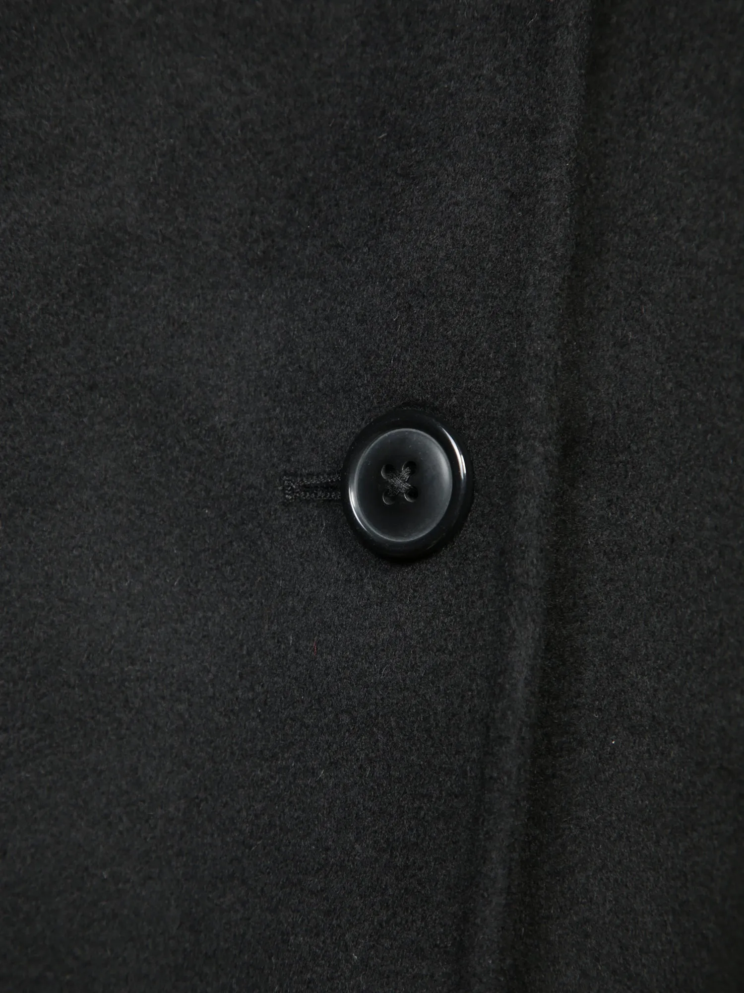 Black Cashmere Wool Coat