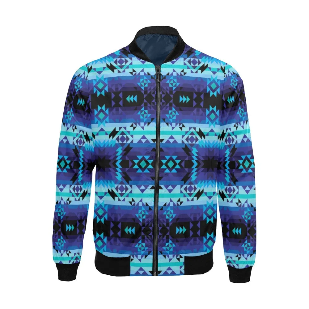 Blue Star Bomber Jacket for Men