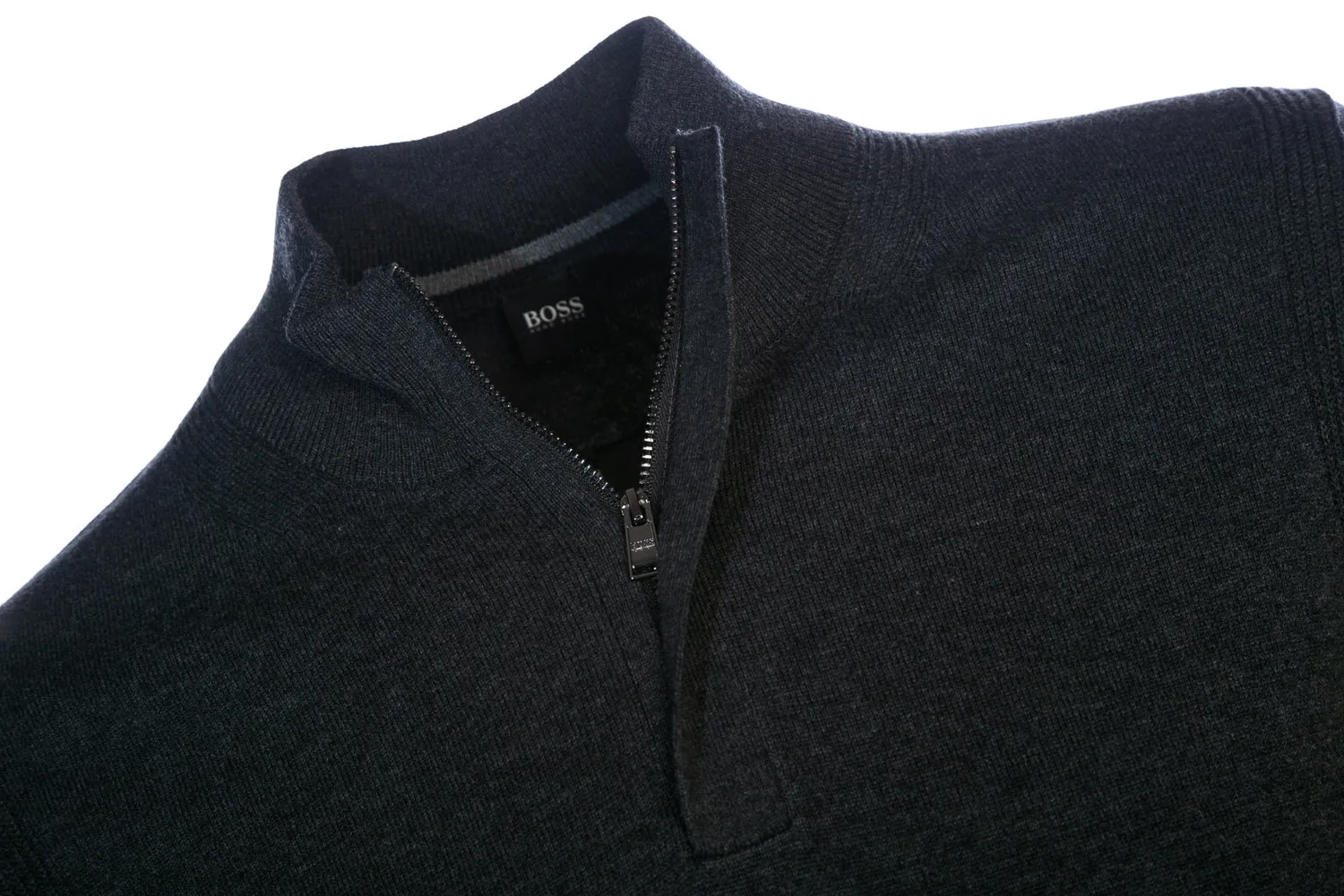 BOSS Maneo Knitwear in Charcoal