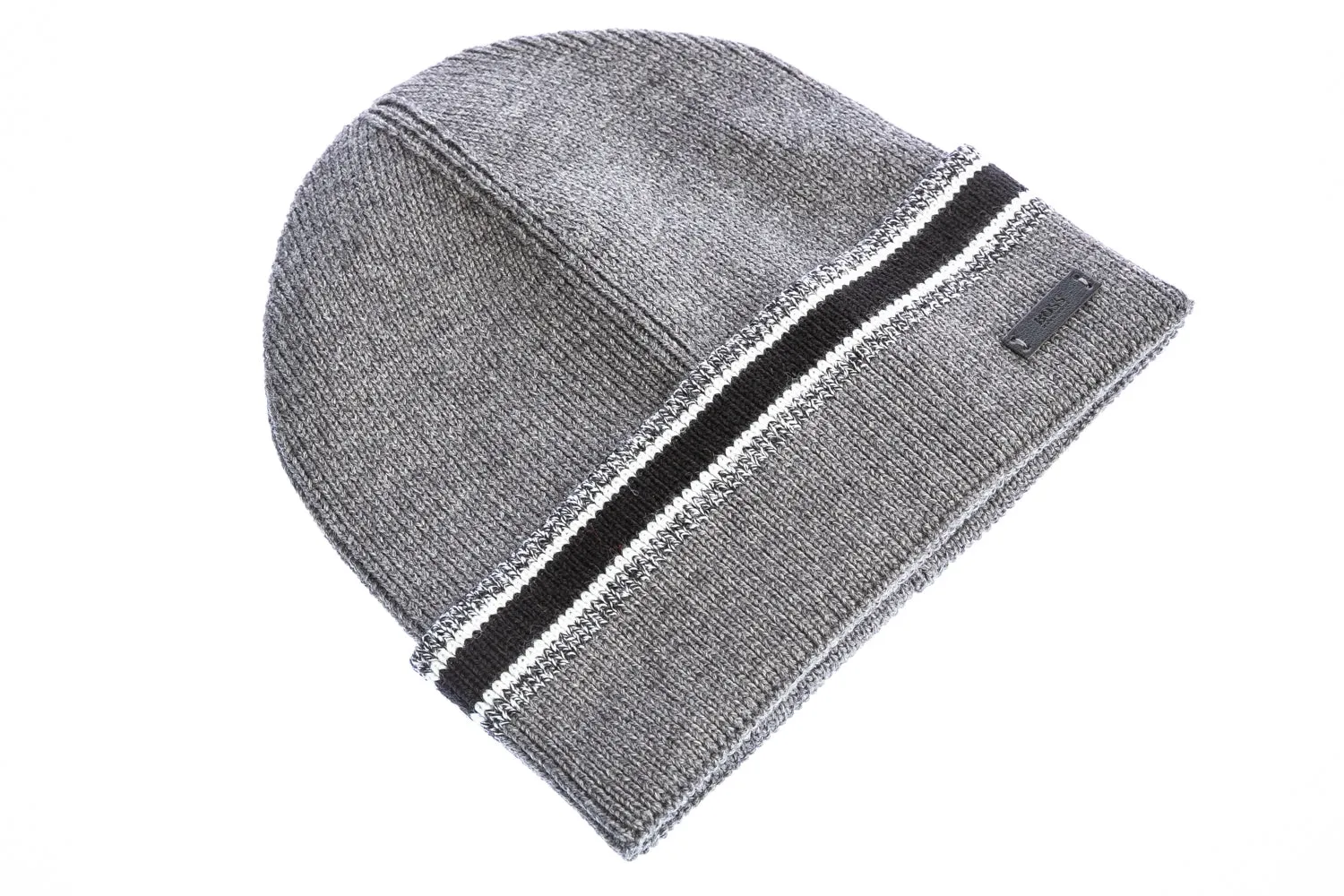 BOSS Merano Beanie Hat in Grey