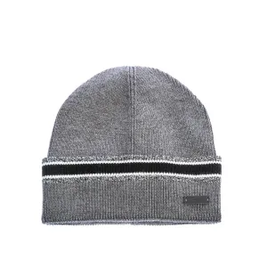 BOSS Merano Beanie Hat in Grey