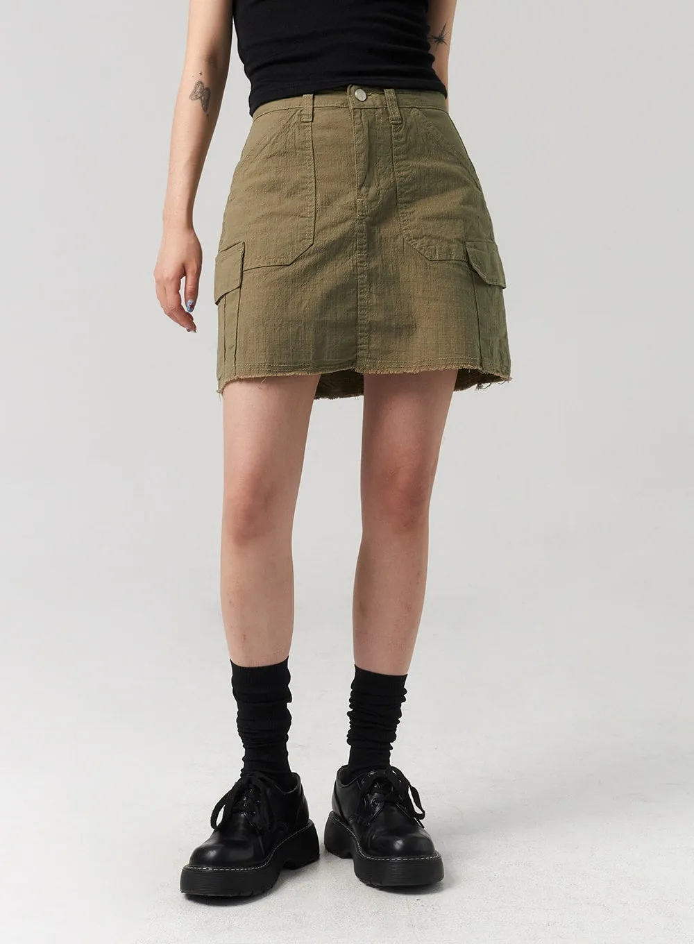 Cargo Mini Skirt CL312