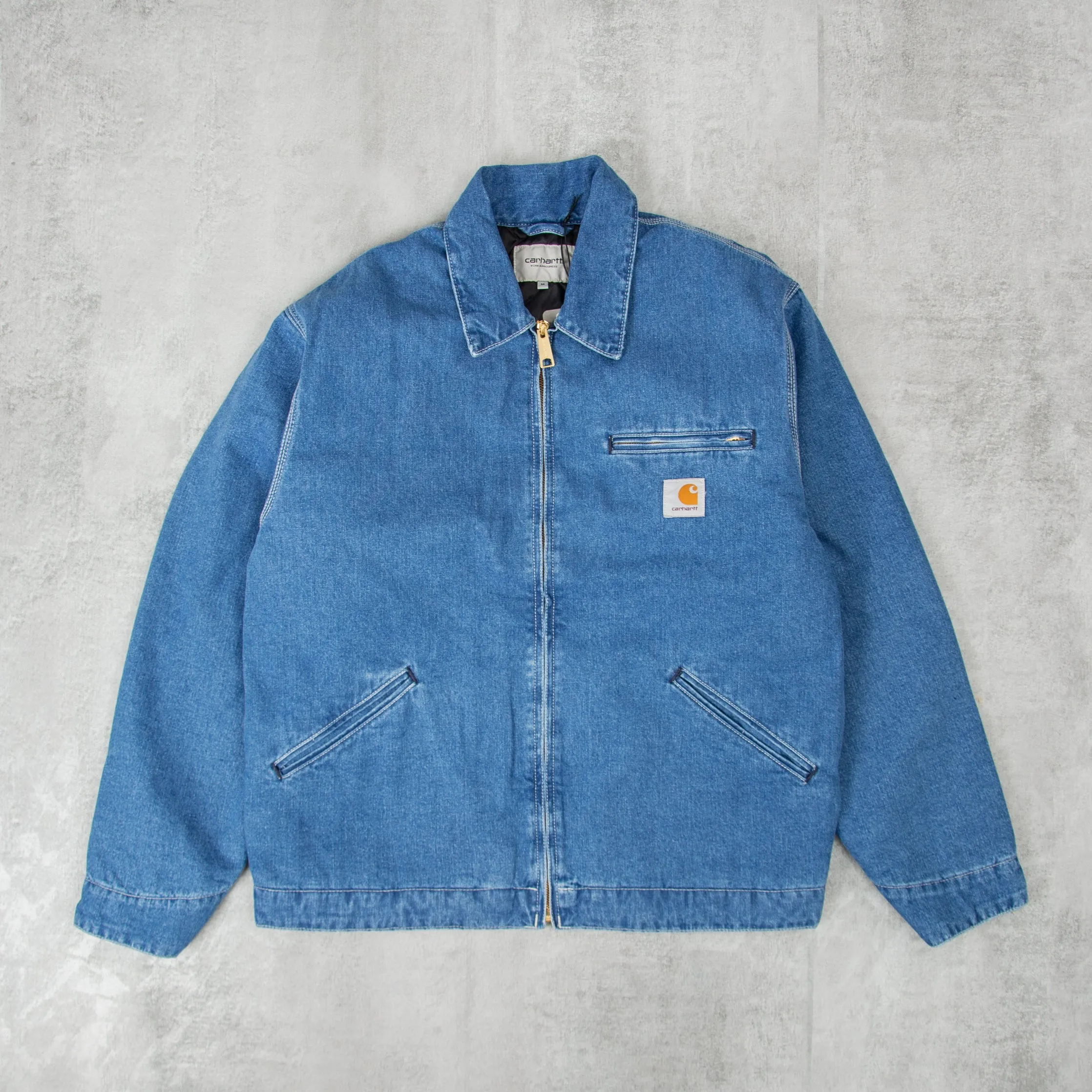 Carhartt WIP OG Detroit Jacket - Blue Stone Washed