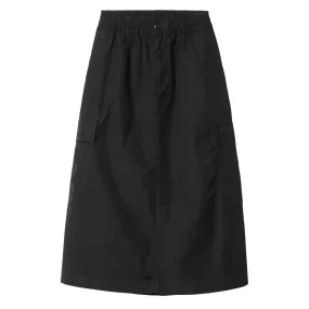 Carhartt WIP Womens Jet Cargo Skirt Black Rinsed