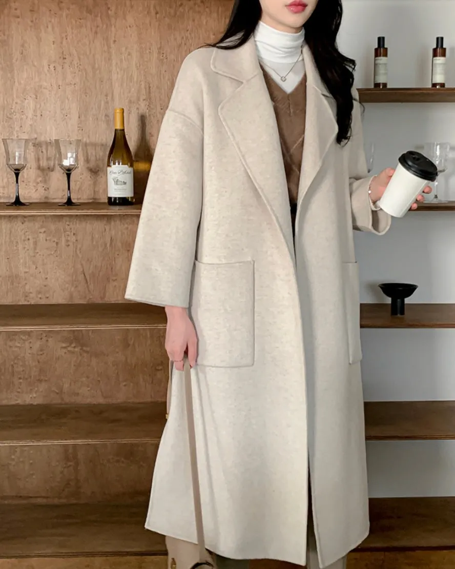 Chelsea Classic Wool Coat - 100% Wool