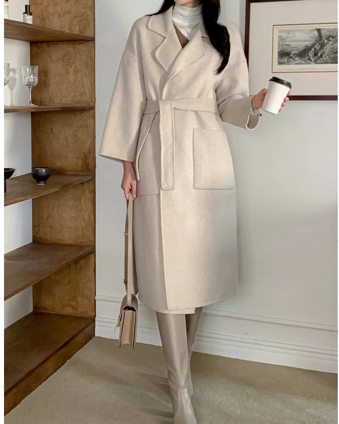 Chelsea Classic Wool Coat - 100% Wool