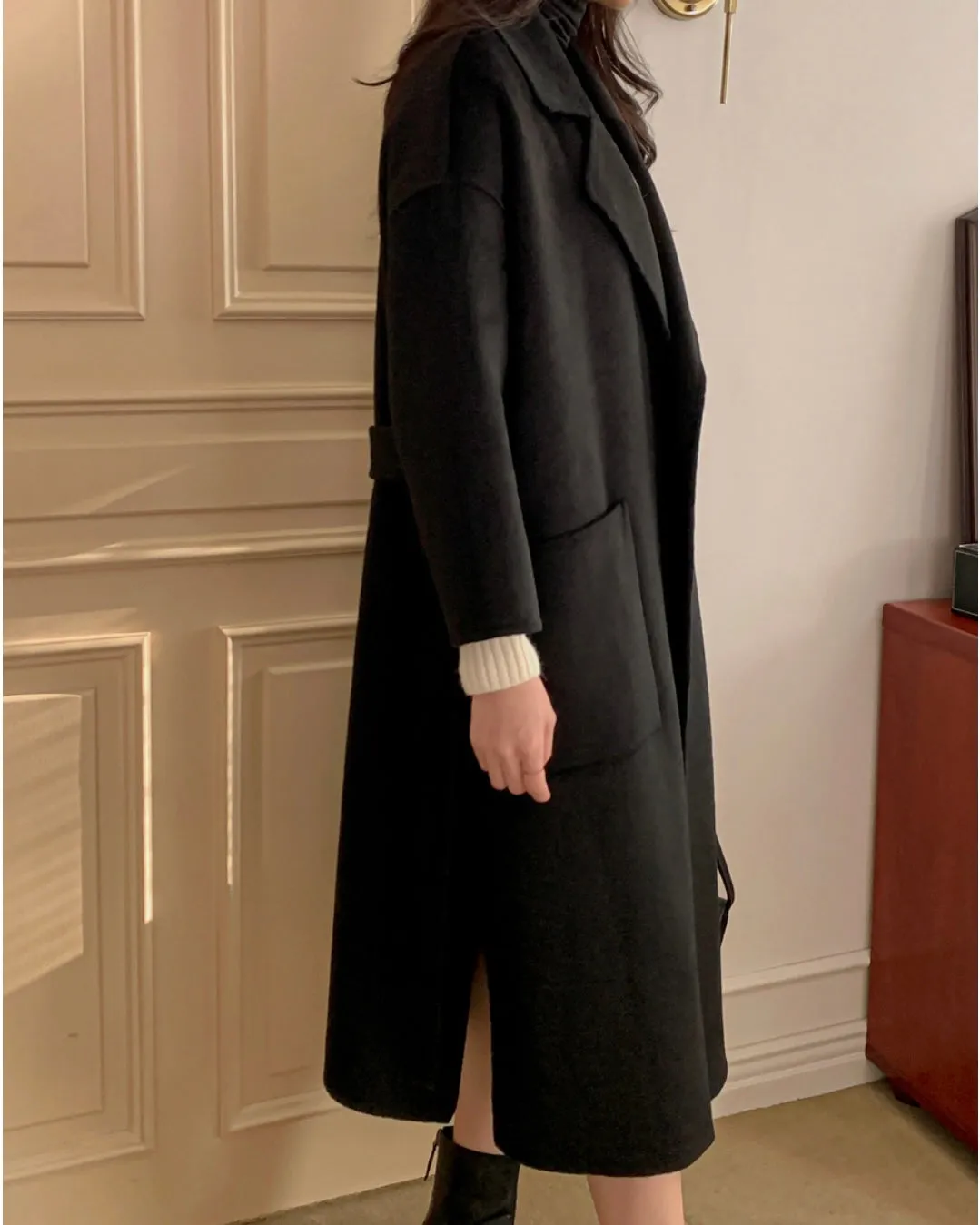 Chelsea Classic Wool Coat - 100% Wool