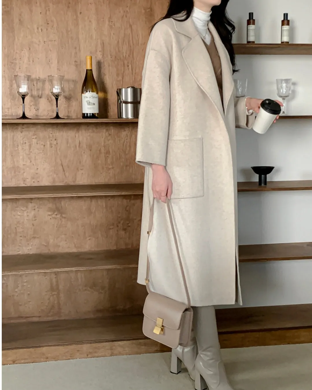 Chelsea Classic Wool Coat - 100% Wool