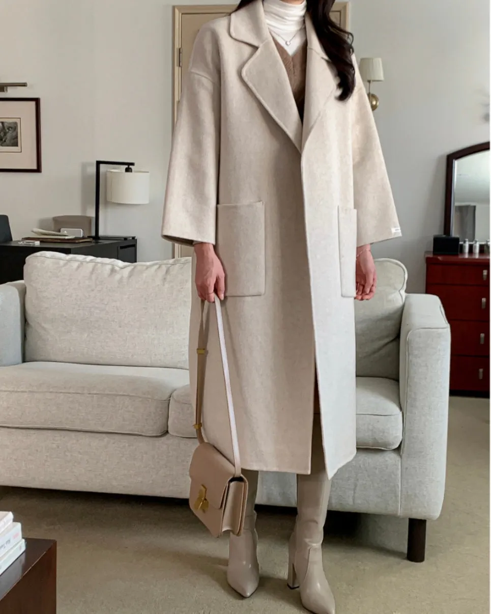 Chelsea Classic Wool Coat - 100% Wool