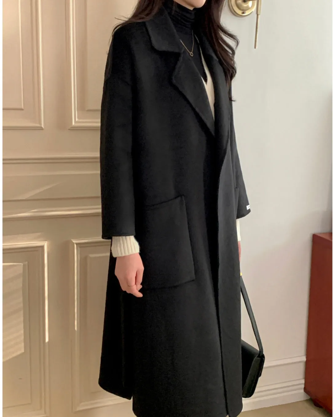 Chelsea Classic Wool Coat - 100% Wool