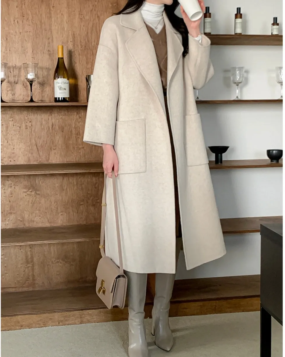 Chelsea Classic Wool Coat - 100% Wool