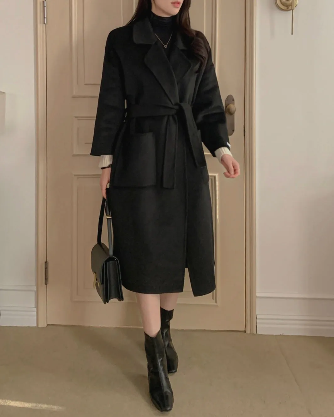 Chelsea Classic Wool Coat - 100% Wool