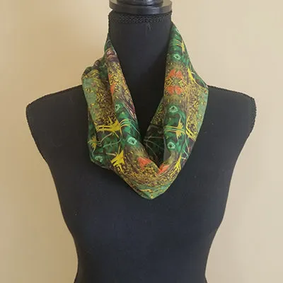 Chiffon Scarf - Spring Garden