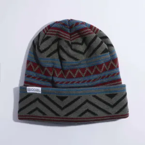 Coal Weston Beanie Dark Red