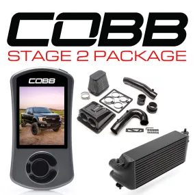 Cobb Tuning  Ford Stage 2 Redline Carbon Fiber Power Package Black (Factory Location Intercooler) F-150 Ecoboost 3.5L 2020 - FOR0070S20BK-RED