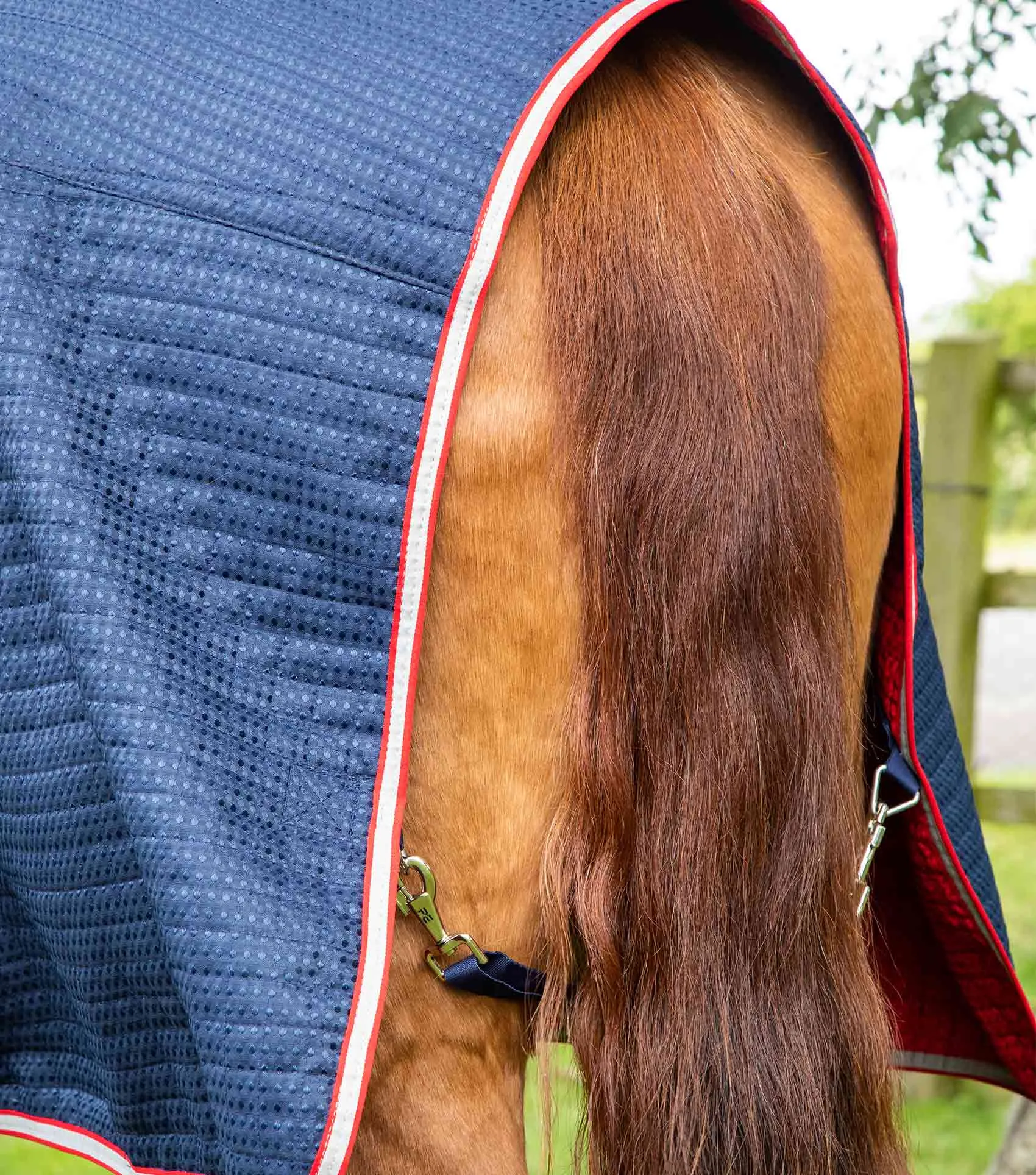 Combo Dry-Tech Horse Cooler Rug Navy