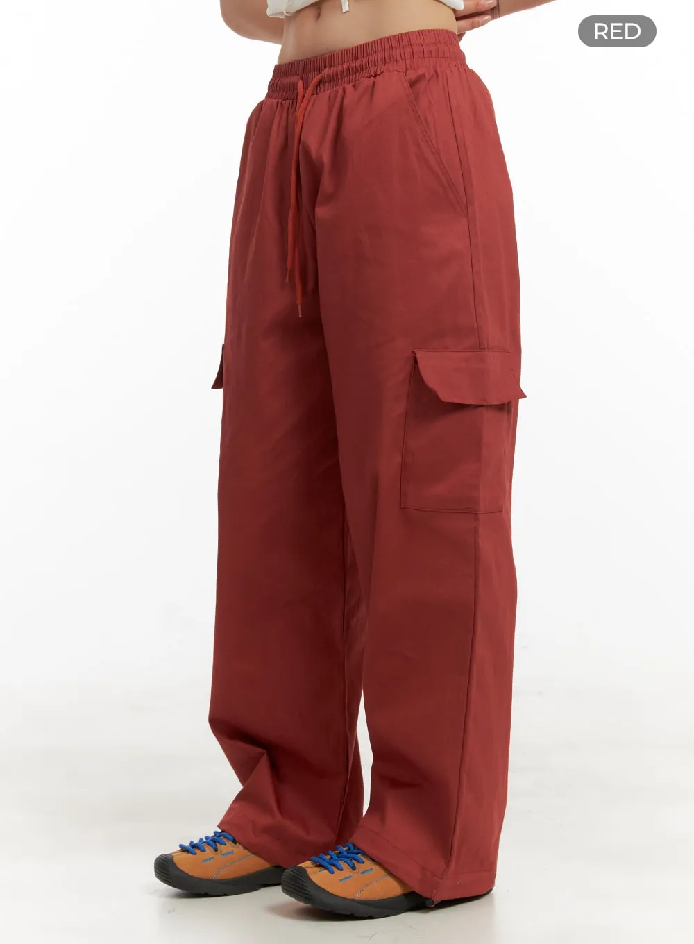 Comfy Cargo Pants (Red) OA429