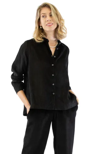 Corduroy Blouse - Black