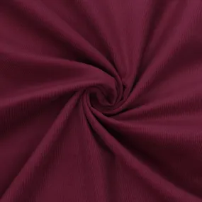 Cotton Needlecord - Burgundy - END OF BOLT 78cm