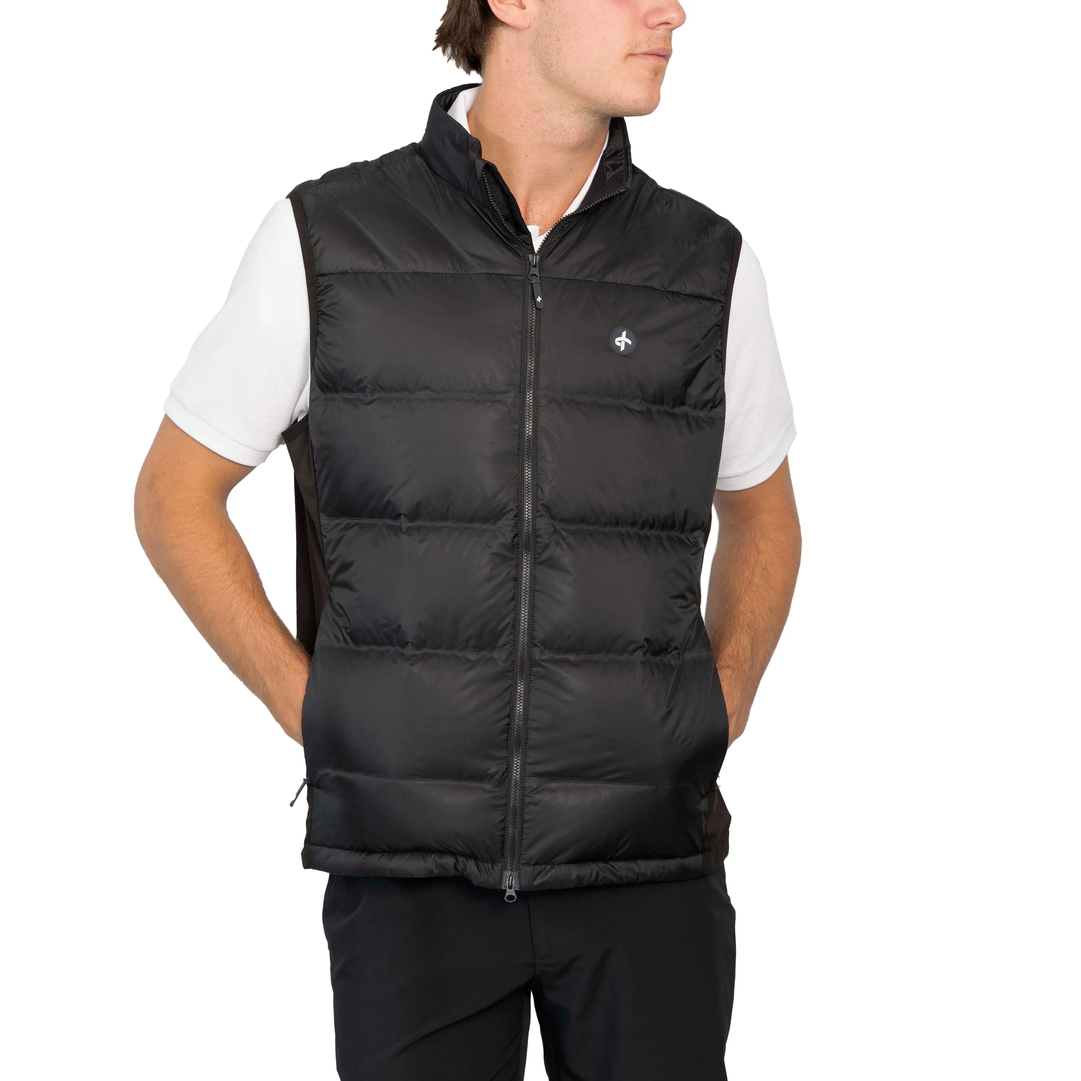 Cross Pro Hybrid Golf Vest - Black