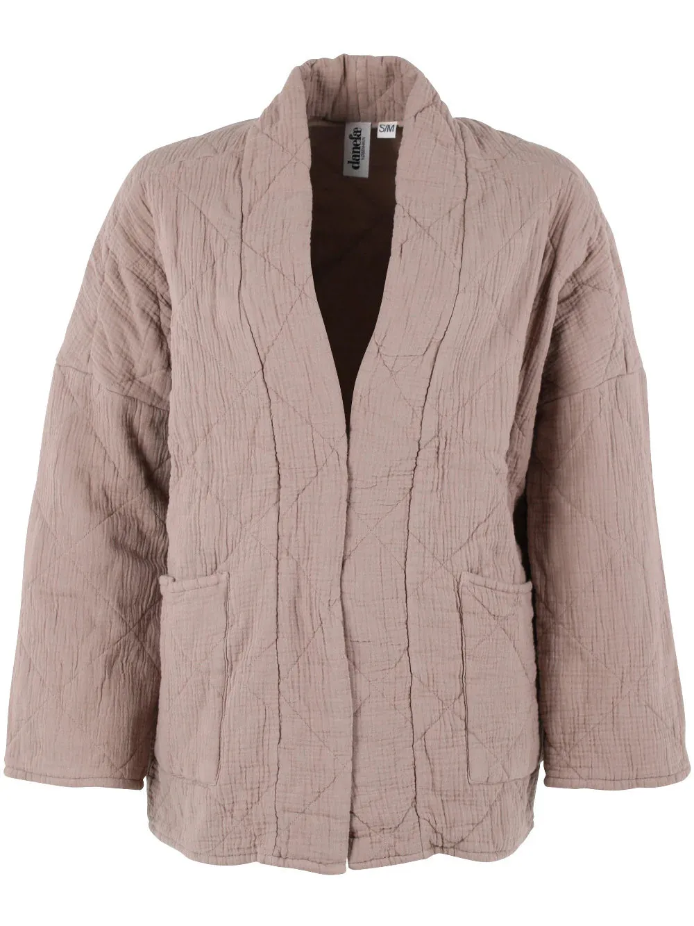 Danefae danekatrin quilt jacket beige rose