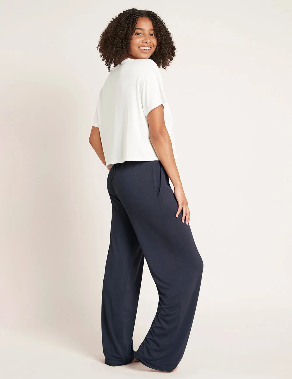 Downtime Wide Leg Lounge Pant - Storm