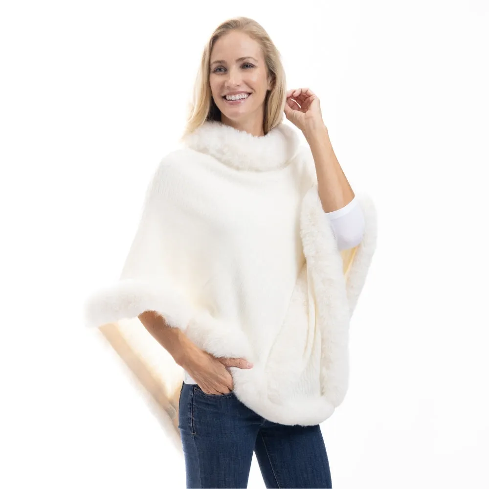 Elegance Unwrapped Siky Knit Poncho