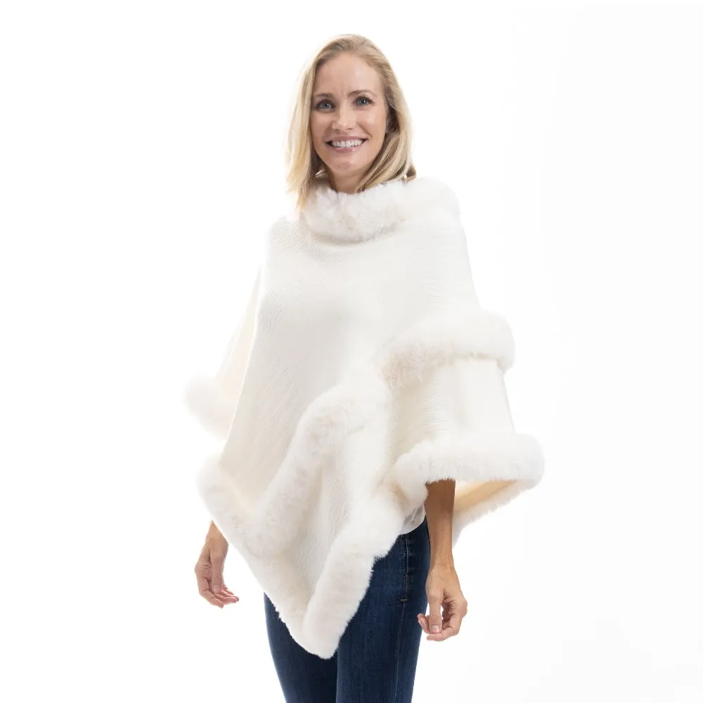 Elegance Unwrapped Siky Knit Poncho