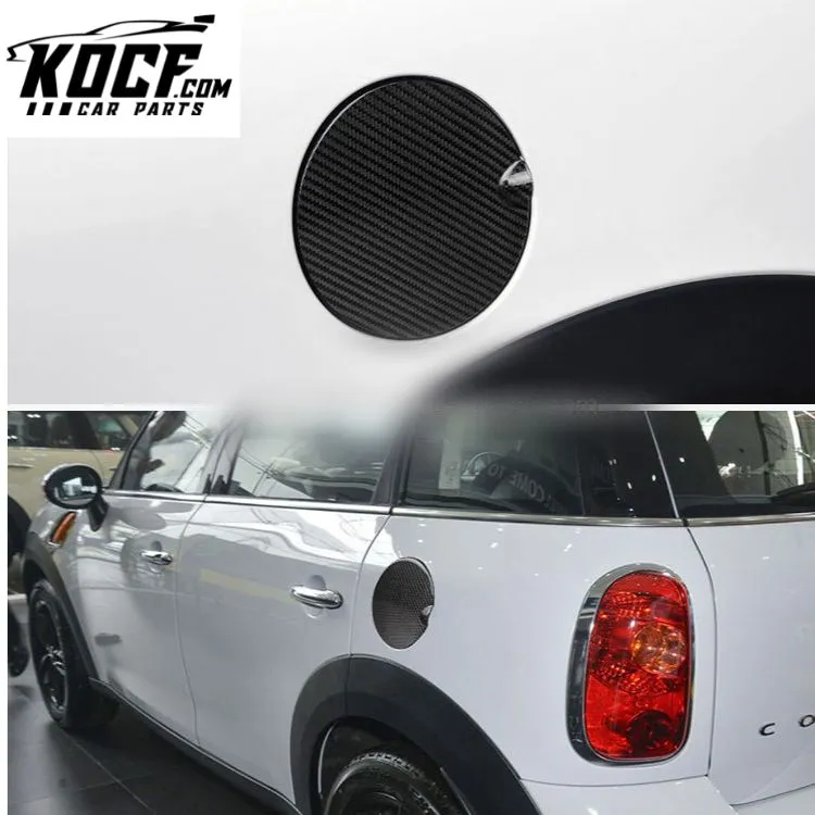 ES Car Fuel Oil Tank Exterior Accessories Trim Car Accessories Cover For MINI R56 LCI Clubman R55 Carbon Fiber Car Fuel Tank