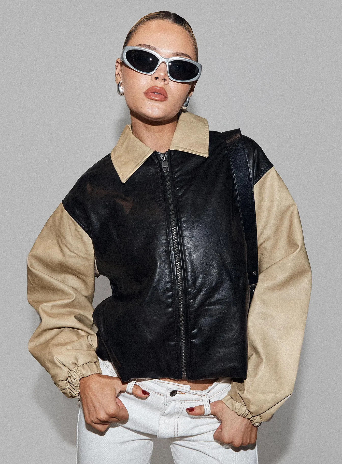 Fashionkova Nirvana Bomber Jacket Camel