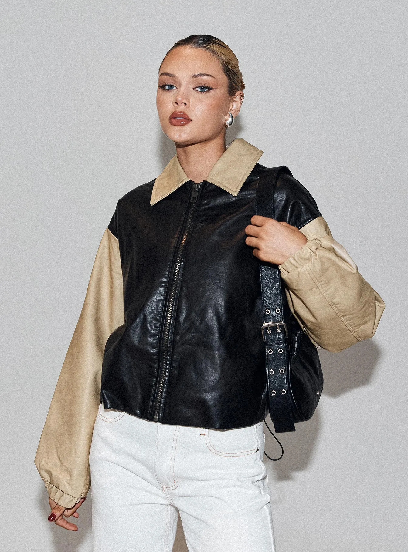 Fashionkova Nirvana Bomber Jacket Camel