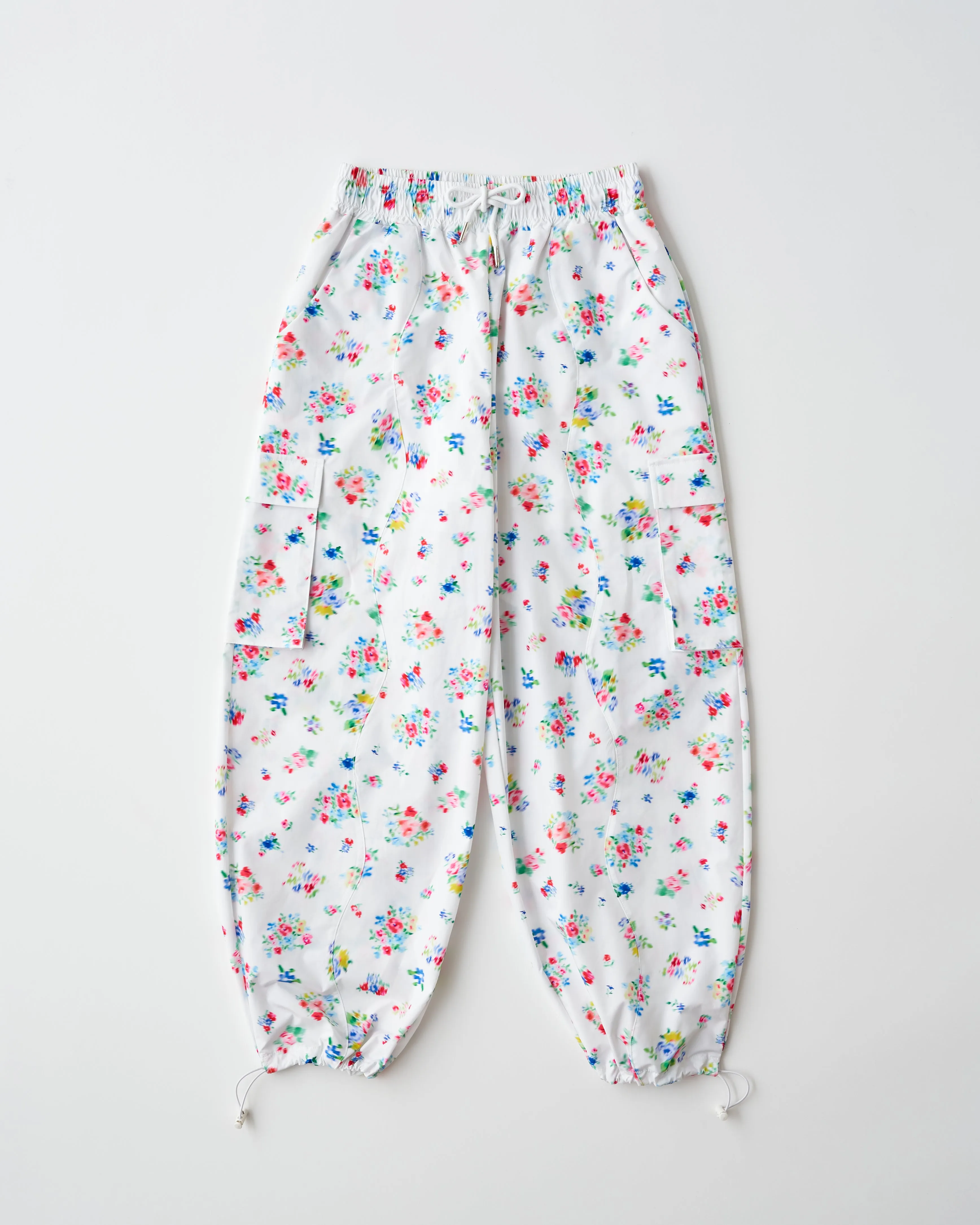 floral wave cargo pants