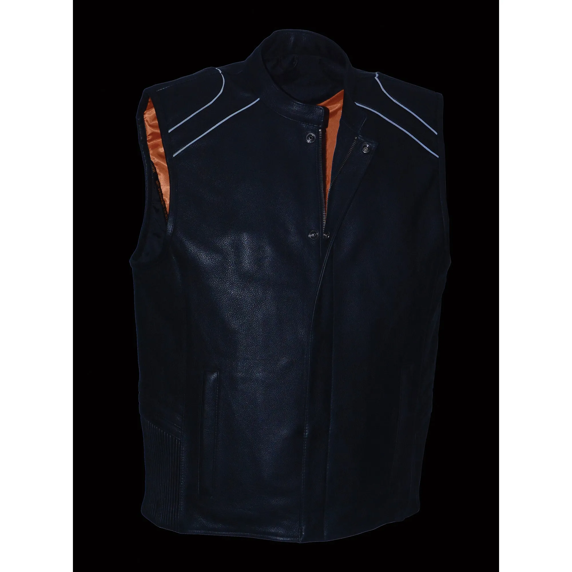 HEATED MLM3523 Men's Zipper Front Vest w/ Heated Technology